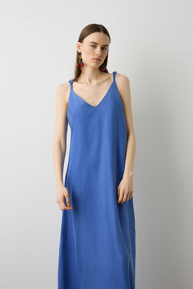 Vestido maxi espalda abierta