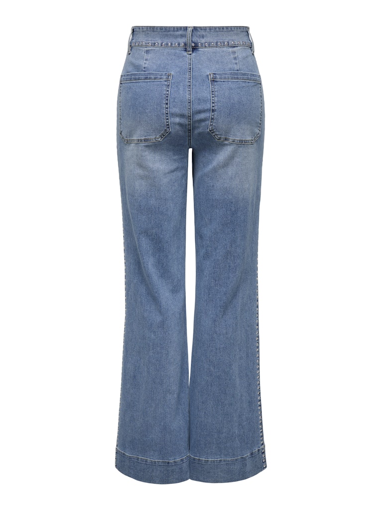 Pantalones Jeans con Tachuelas