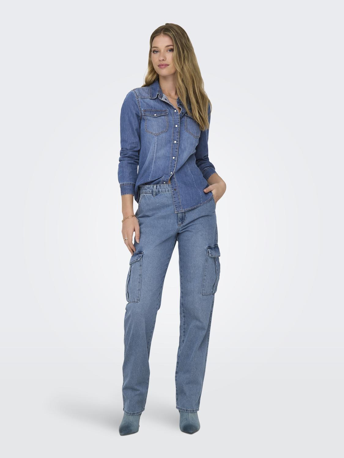 Camisa denim Onlalexa Noos