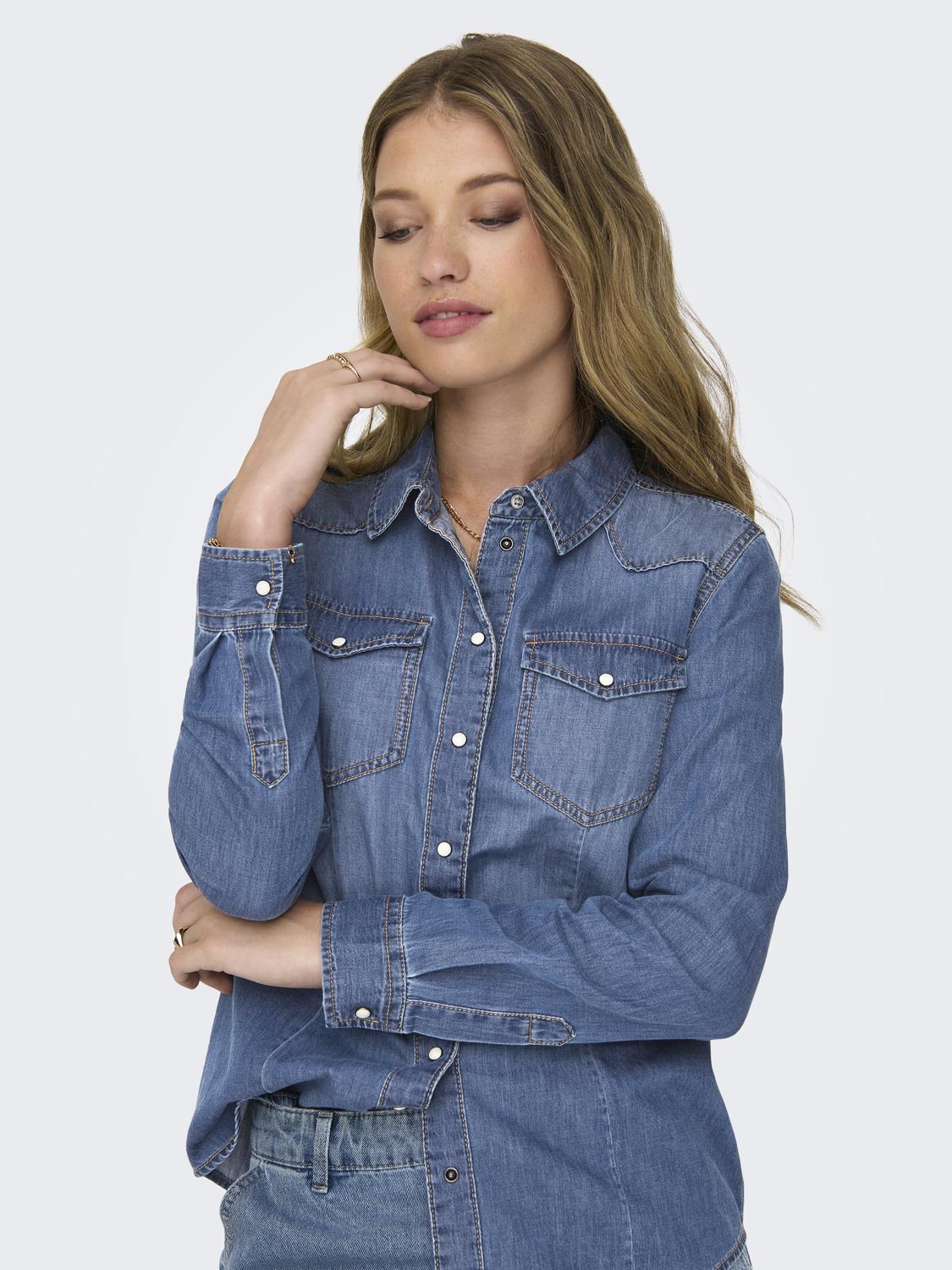Camisa denim Onlalexa Noos