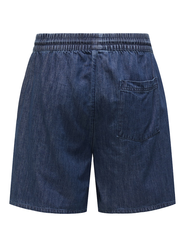 Bermudas denim con cintura elástica