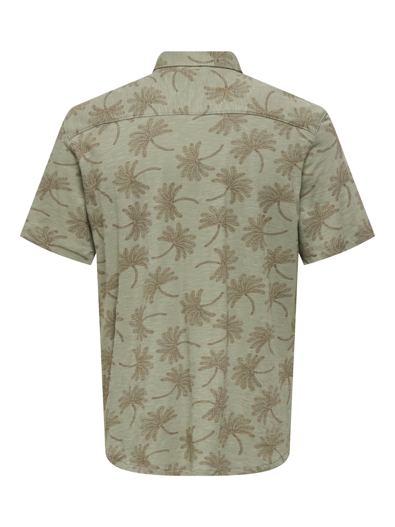 Camisa estampada de algodón