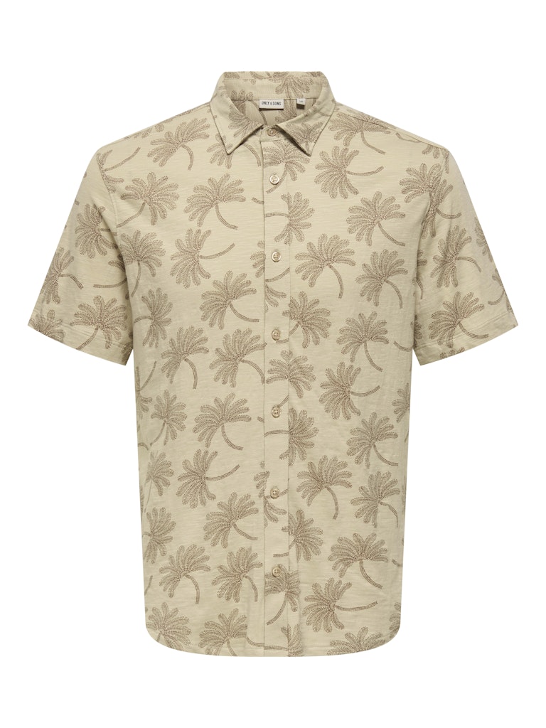 Camisa estampada de algodón