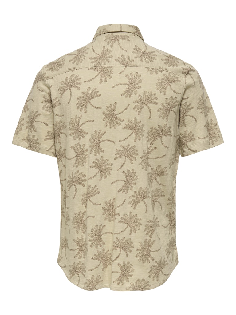 Camisa estampada de algodón