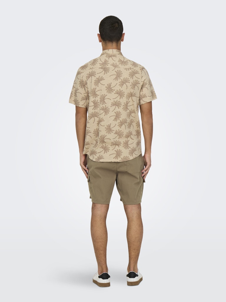 Camisa estampada de algodón