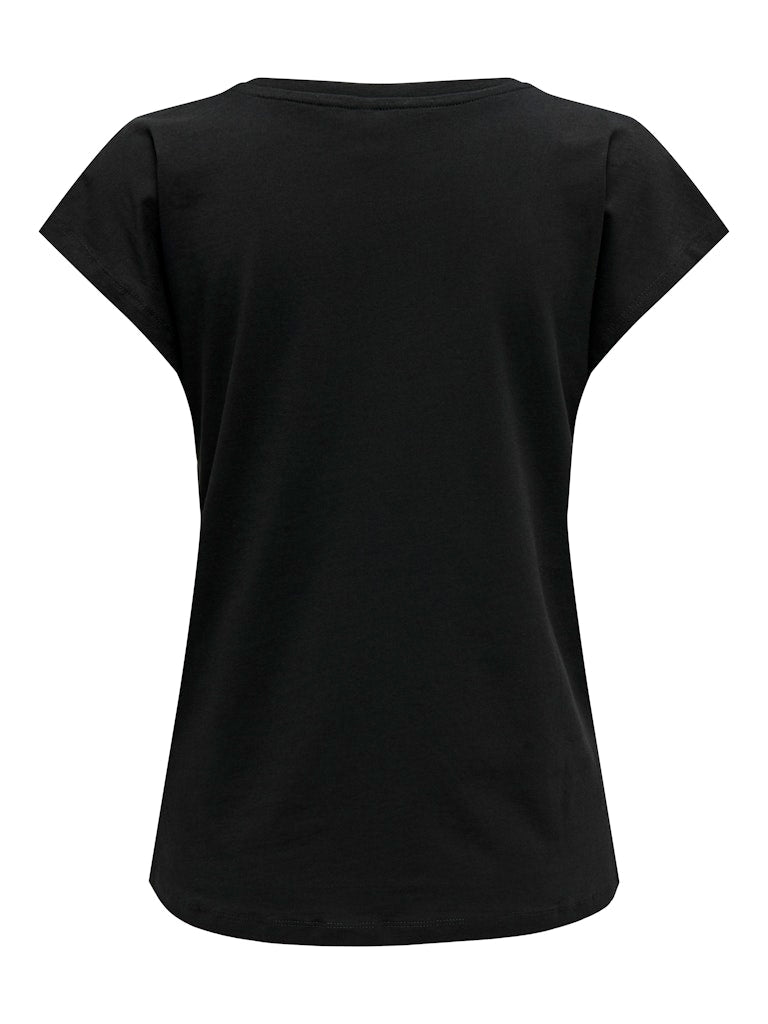 Camiseta con corazón animal print