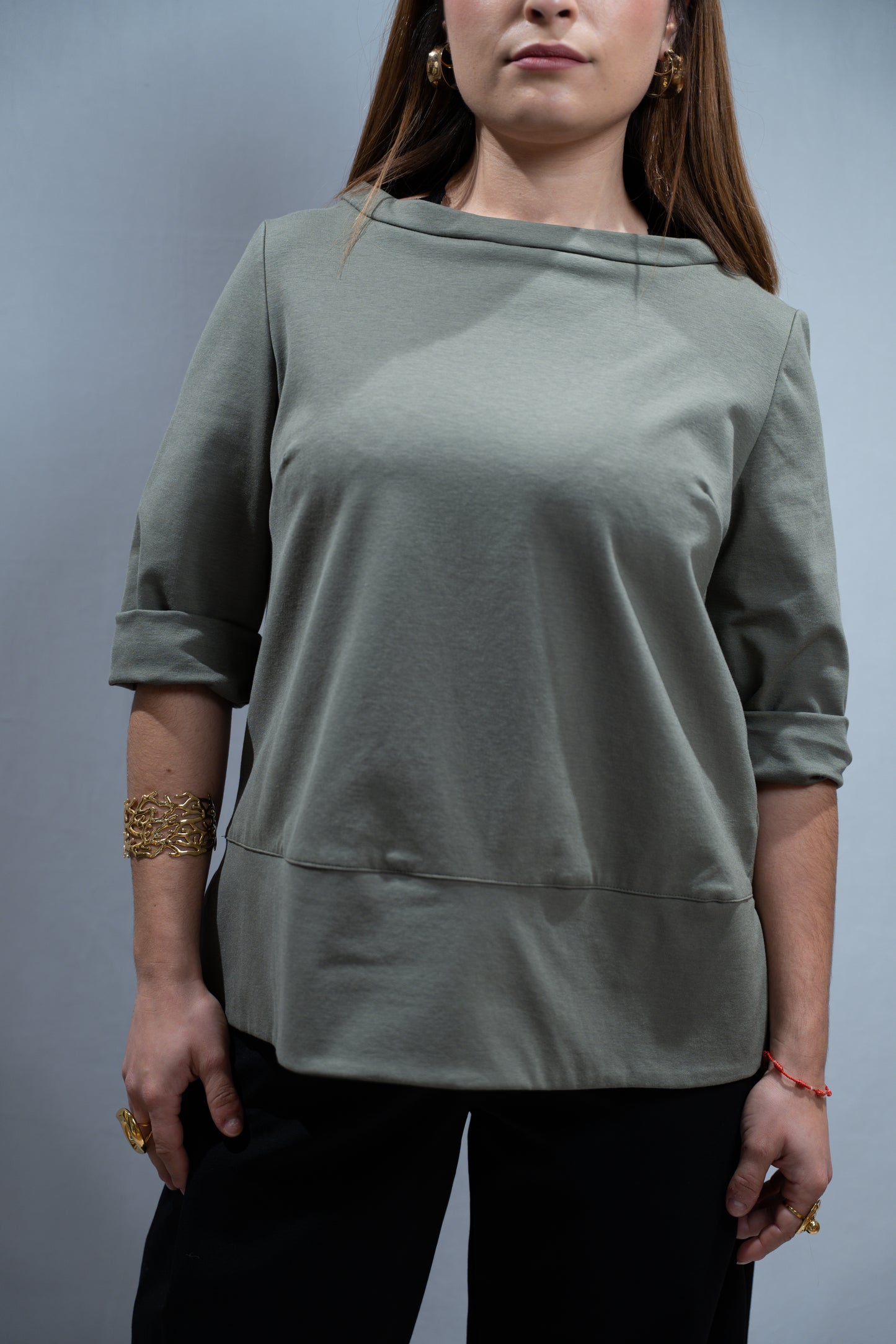 Camiseta abierta de los lados
