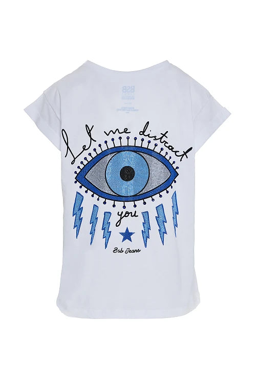 Camiseta estampada con ojo