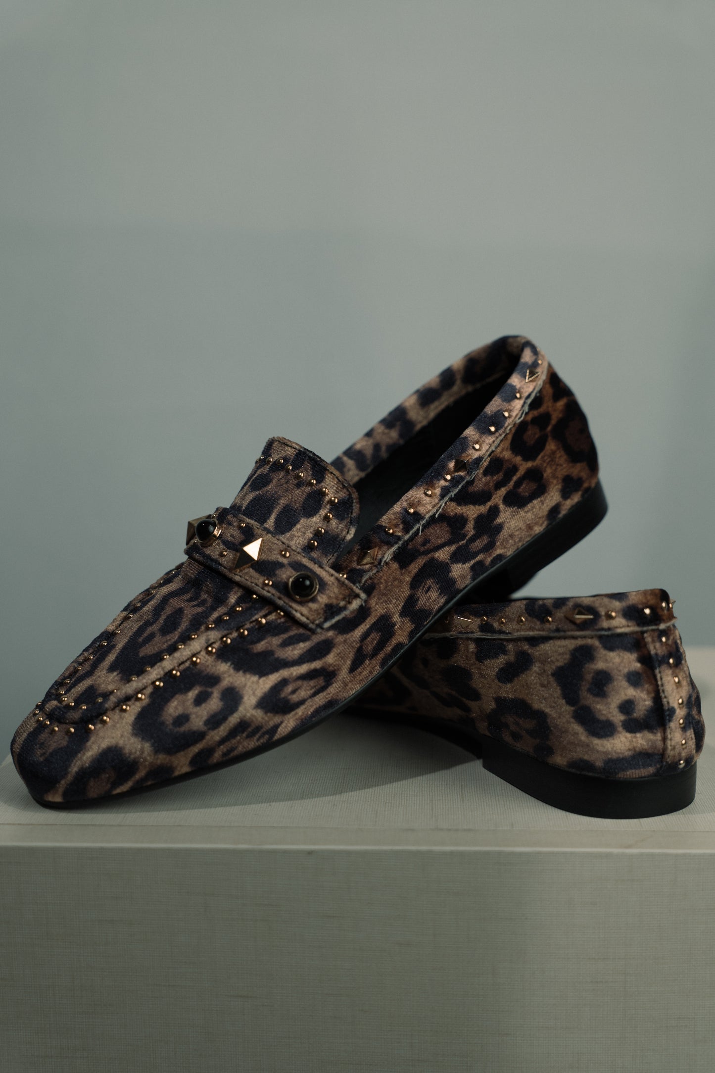 Mocasín estampado leopardo