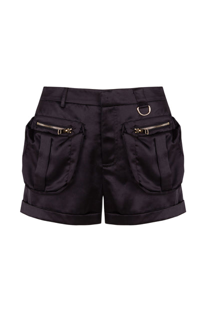 Shorts de raso