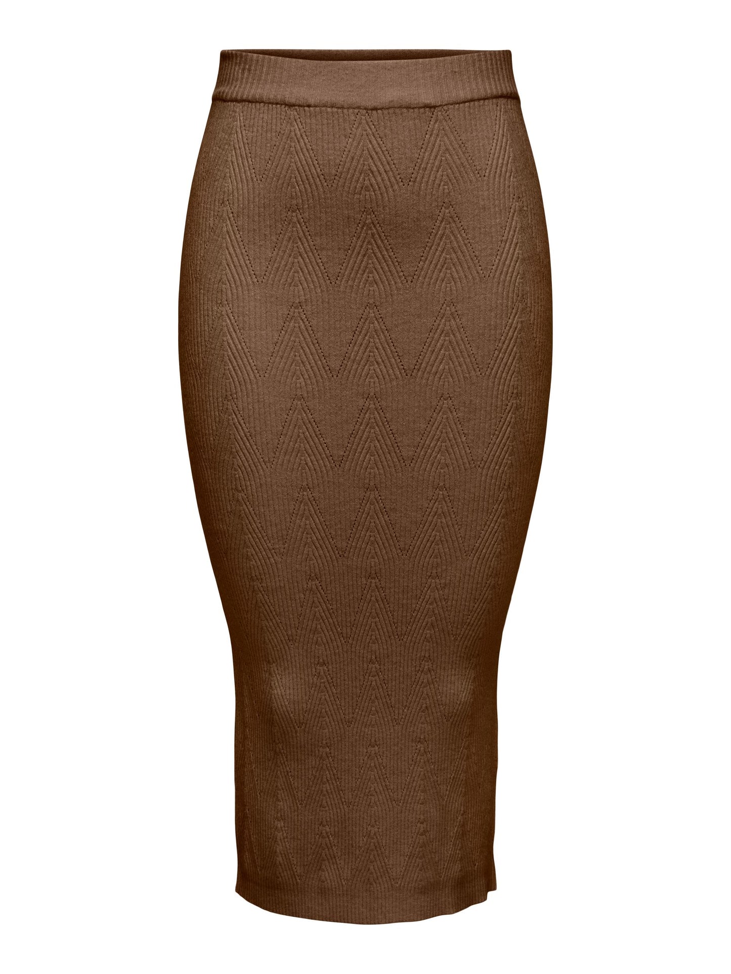 Falda de tubo Larga con textura