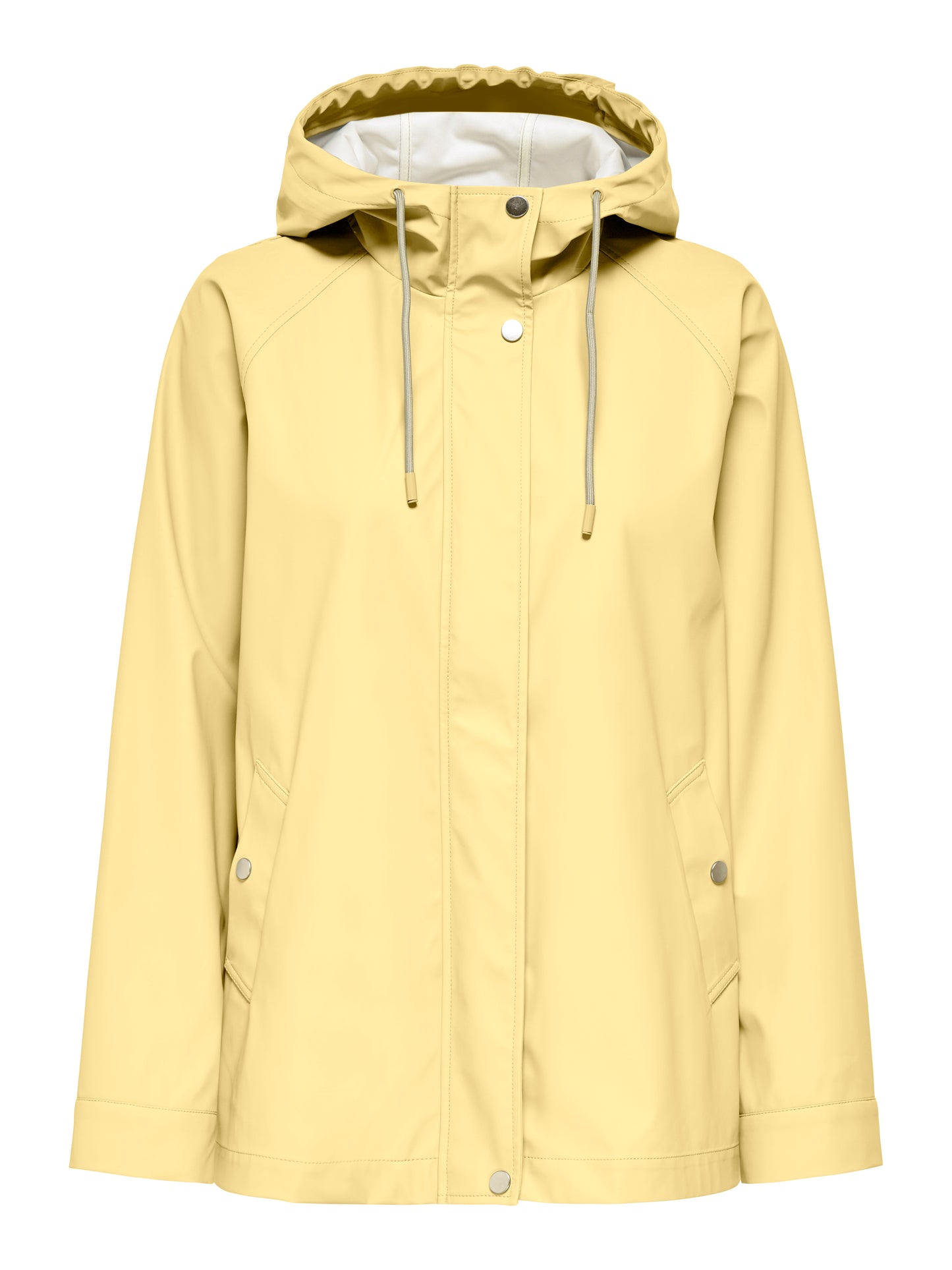 Chubasquero amarillo con capucha Only