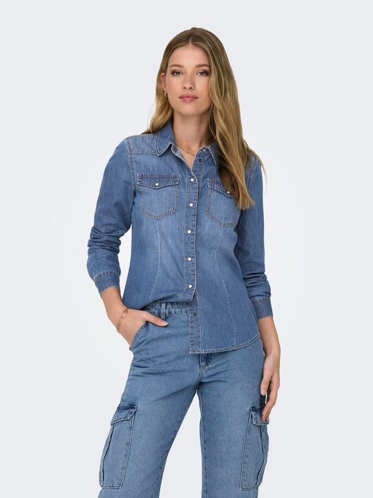 Camisa denim Onlalexa Noos