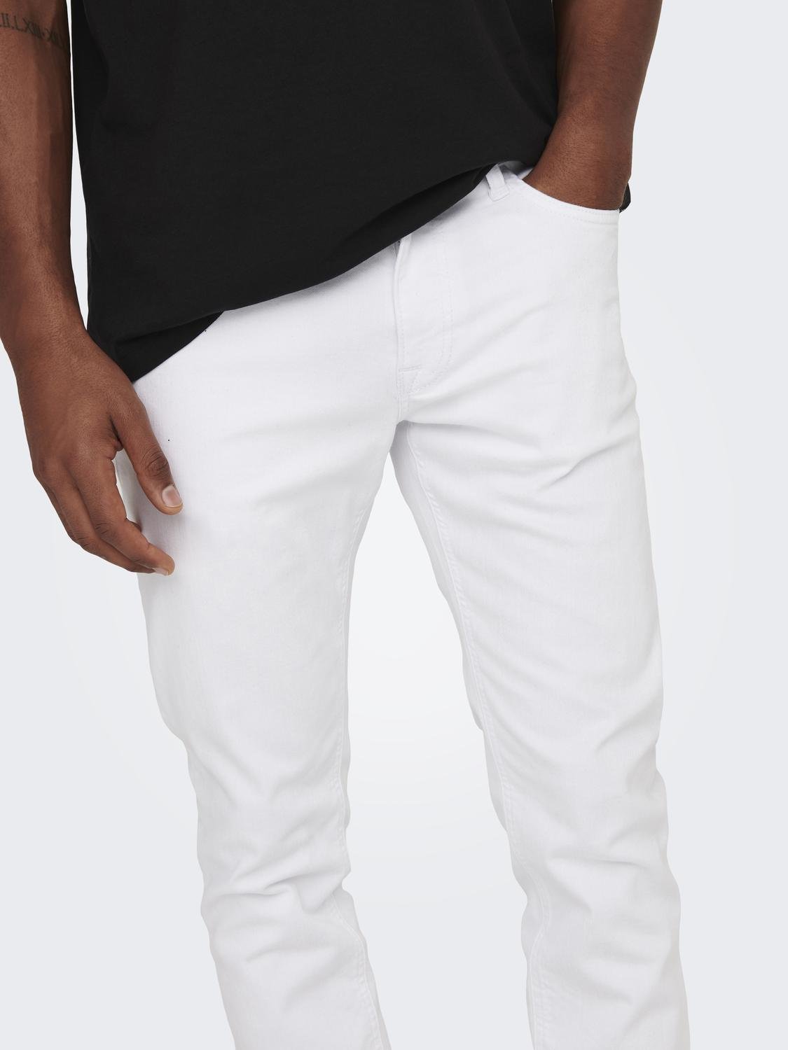 Pantalones denim blancos Noos