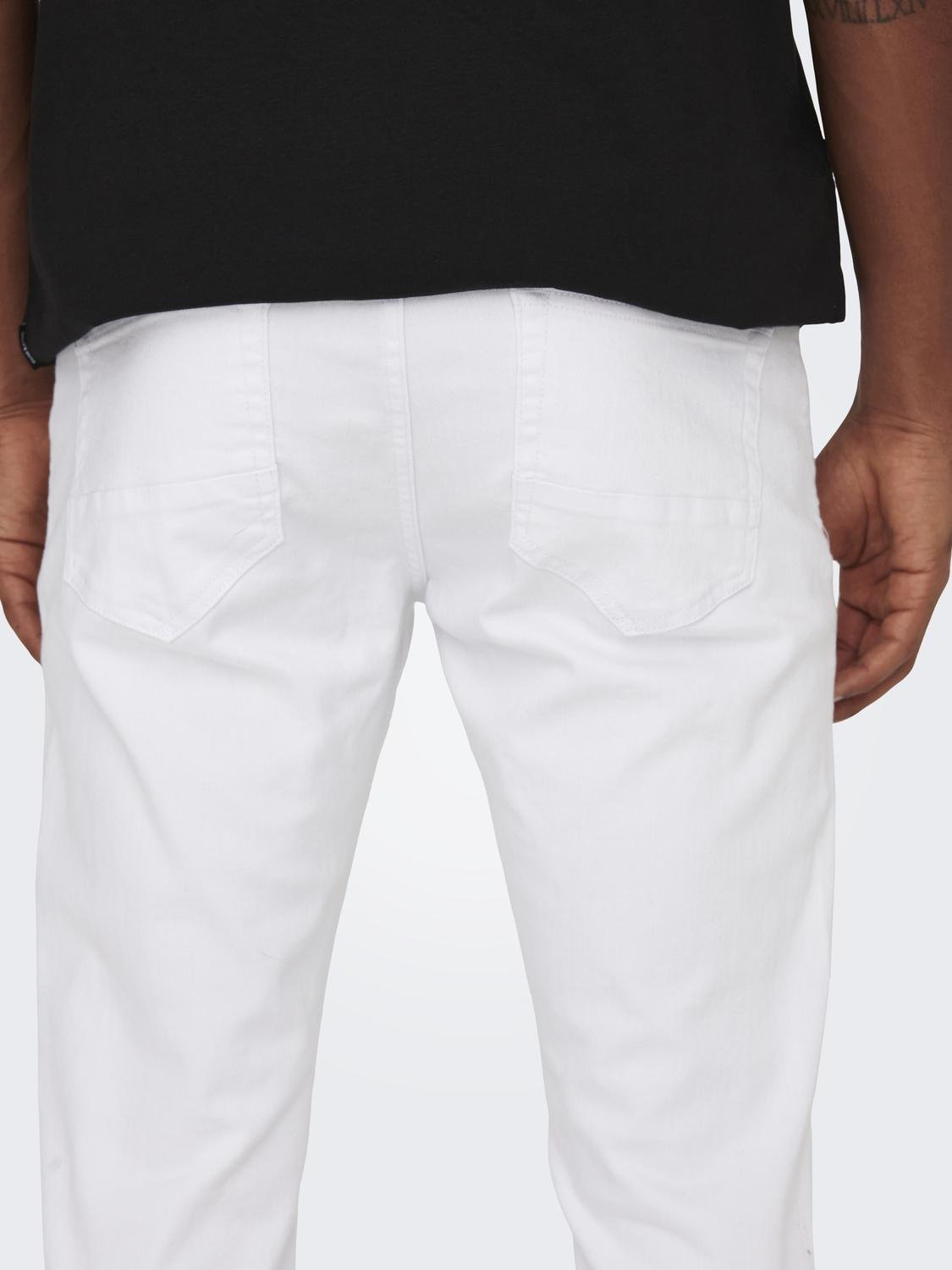 Pantalones denim blancos Noos