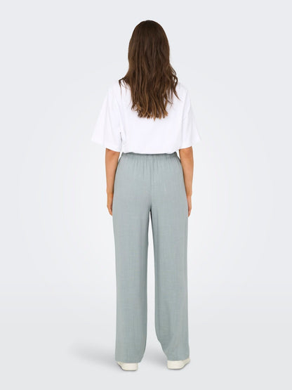 Pantalones rectos de lino Onlsiesta Noos