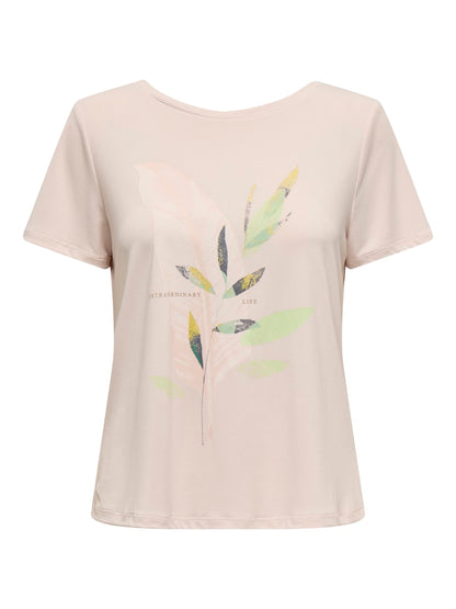 Camiseta Onlfree Life cross back
