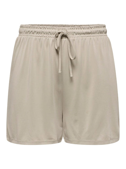 Shorts con cintura elástica y cordón