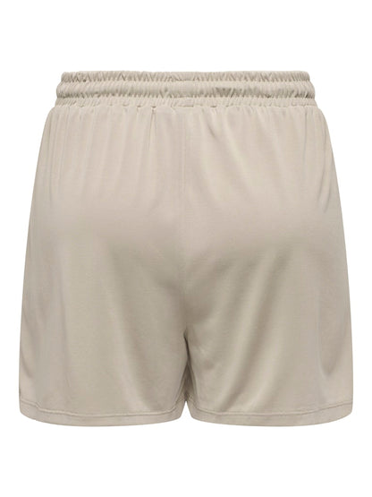 Shorts con cintura elástica y cordón