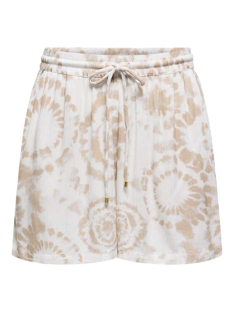 Shorts estampados con efecto tie-dye
