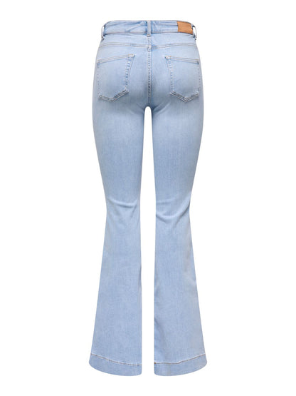 Jeans flare denim claro Onlybush