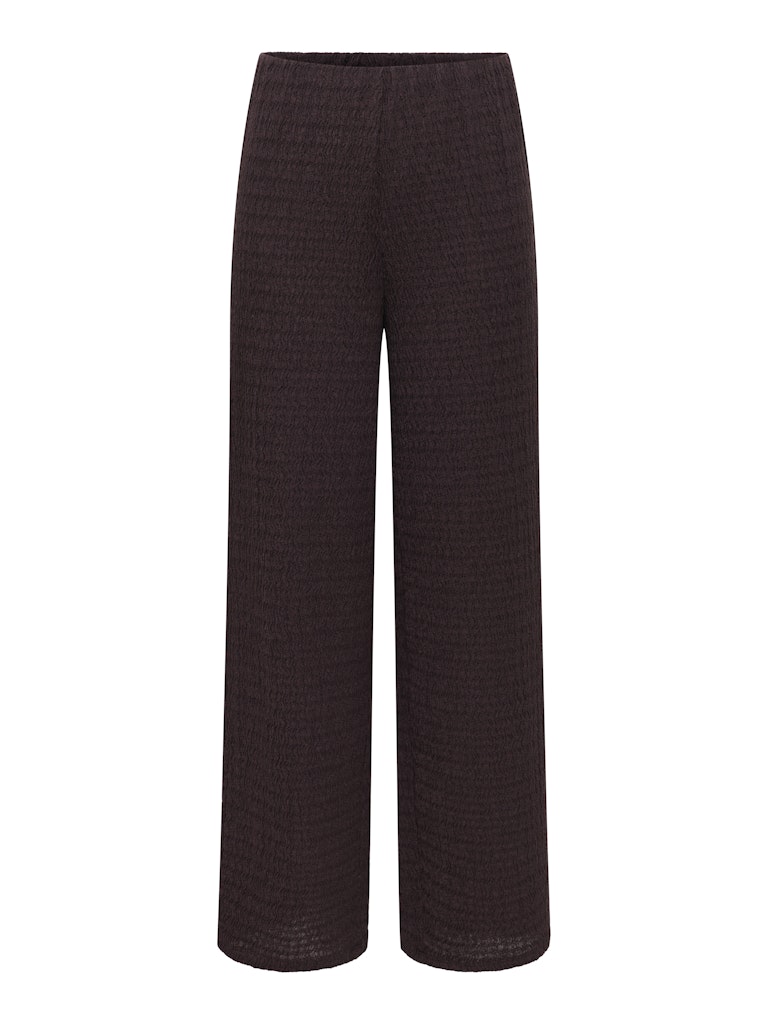 Pantalón fluido recto con textura