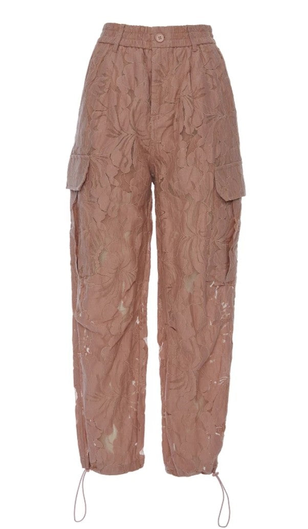 Pantalón cargo de encaje BSB